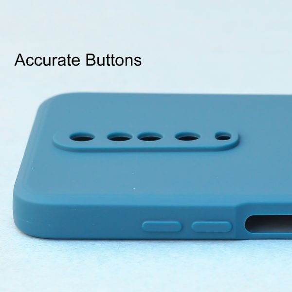 Cosmic Blue Candy Silicone Case for Poco X2 - The Hatke