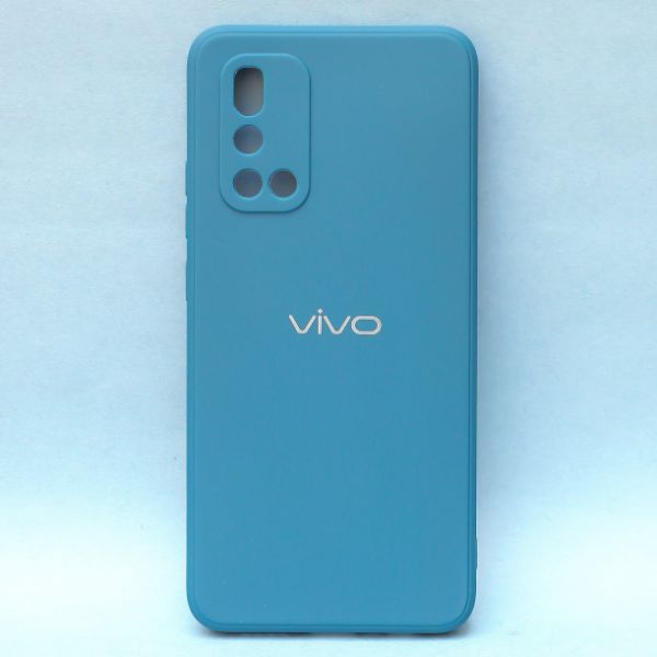 Cosmic Blue Candy Silicone Case for Vivo V19 - The Hatke