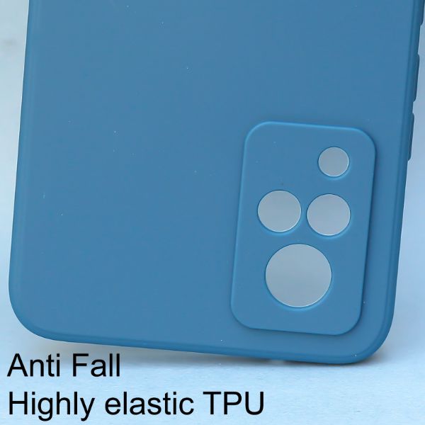 Cosmic Blue Candy Silicone Case for Vivo V21 - The Hatke
