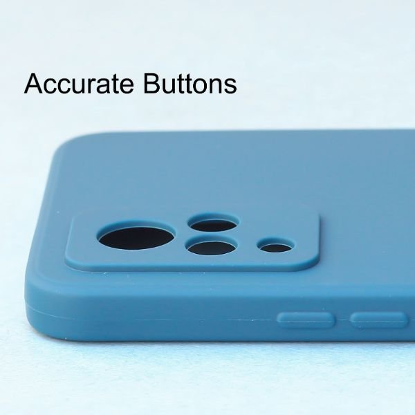 Cosmic Blue Candy Silicone Case for Vivo V21 - The Hatke
