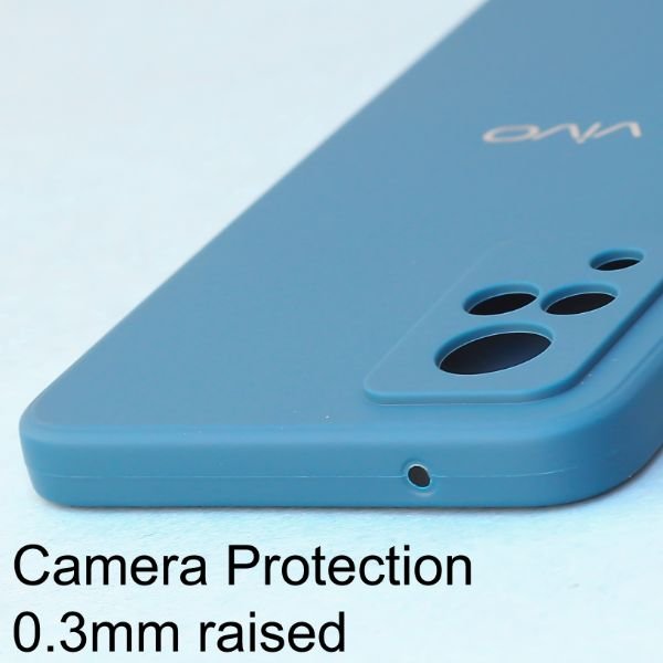 Cosmic Blue Candy Silicone Case for Vivo V21 - The Hatke