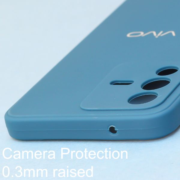 Cosmic Blue Candy Silicone Case for Vivo V23 - The Hatke