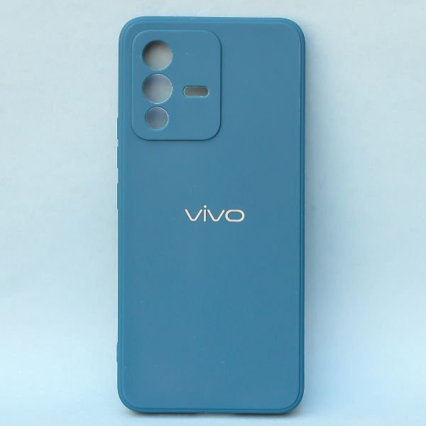 Cosmic Blue Candy Silicone Case for Vivo V23 - The Hatke