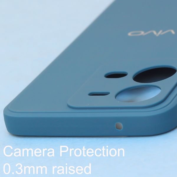 Cosmic Blue Candy Silicone Case for Vivo V25 - The Hatke