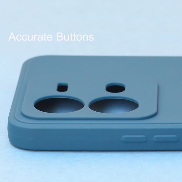 Cosmic Blue Candy Silicone Case for Vivo V25 - The Hatke