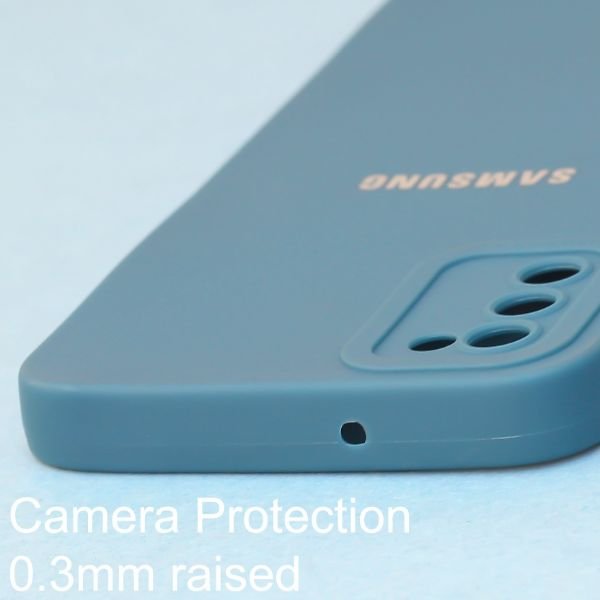 Cosmic Blue Spazy Silicone Case for Samsung A02s - The Hatke
