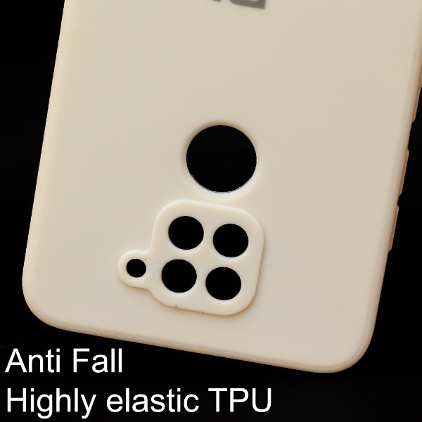 Cream Candy Silicone Case for Redmi Note 9 - The Hatke