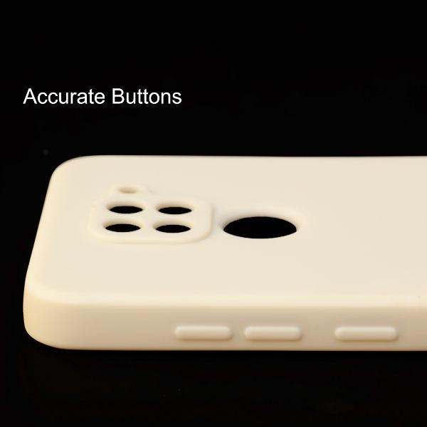 Cream Candy Silicone Case for Redmi Note 9 - The Hatke