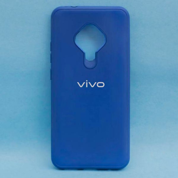 Dark Blue Silicone Case for Vivo S1 Pro