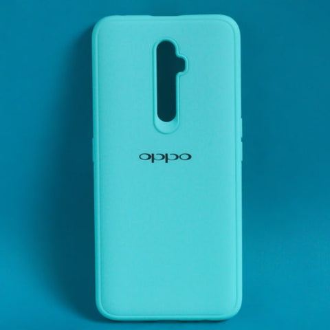 Light Blue Silicone Case for Oppo Reno 2z