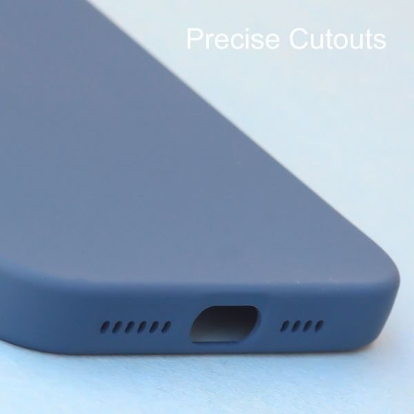 Dark Blue Camera Original Silicone case for Apple iphone 14 Pro - The Hatke