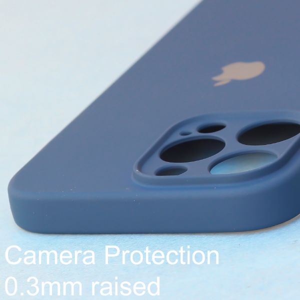 Dark Blue Camera Original Silicone case for Apple iphone 14 Pro - The Hatke