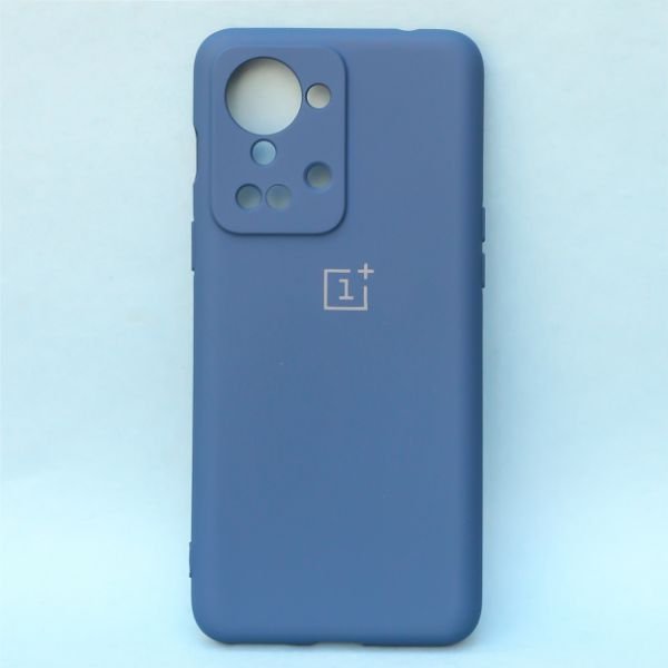 Dark Blue Camera Original Silicone case for Oneplus Nord 2T - The Hatke
