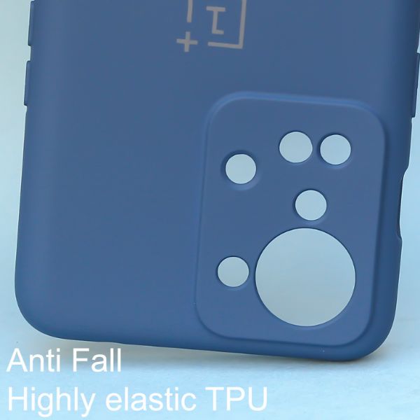 Dark Blue Camera Original Silicone case for Oneplus Nord 2T - The Hatke