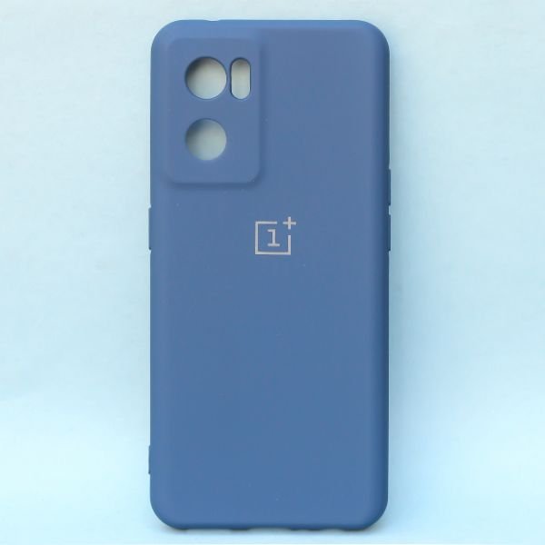 Dark Blue Camera Original Silicone case for Oneplus Nord CE 2 - The Hatke