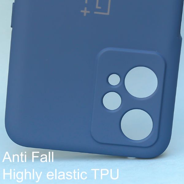 Dark Blue Camera Original Silicone case for Oneplus Nord CE 2 Lite - The Hatke