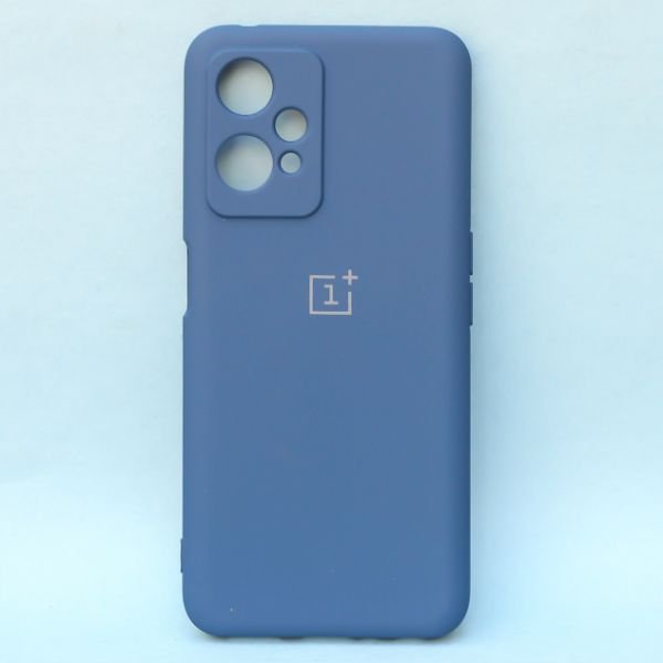 Dark Blue Camera Original Silicone case for Oneplus Nord CE 2 Lite - The Hatke