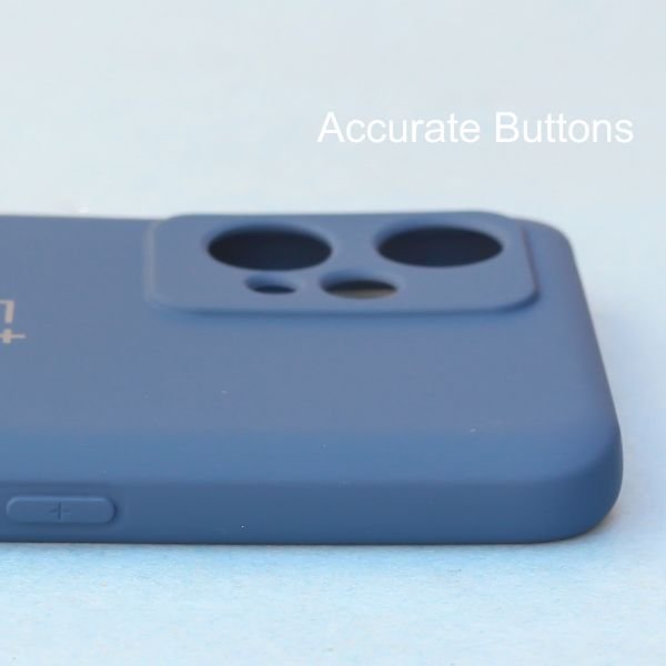 Dark Blue Camera Original Silicone case for Oneplus Nord CE 2 Lite - The Hatke