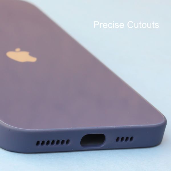 Dark Blue camera Safe mirror case for Apple Iphone 13 Pro Max - The Hatke