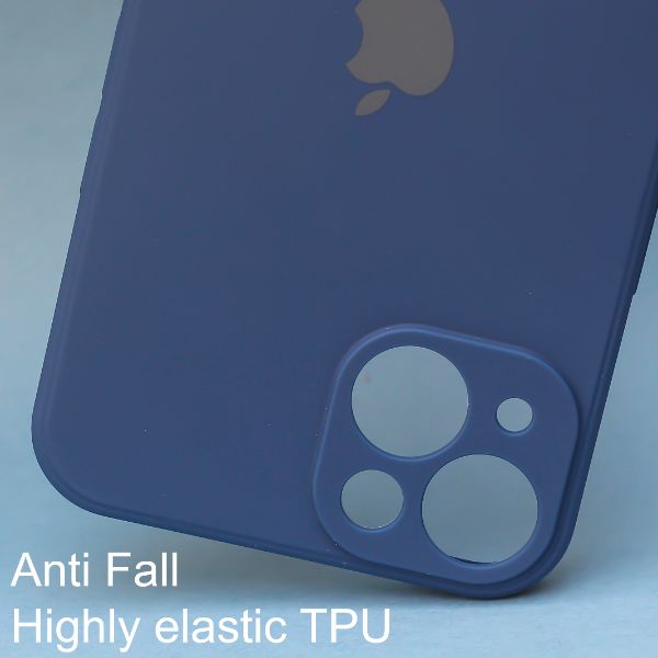 Dark Blue Candy Silicone Case for Apple Iphone 13 - The Hatke