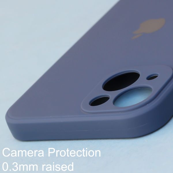 Dark Blue Candy Silicone Case for Apple Iphone 13 - The Hatke