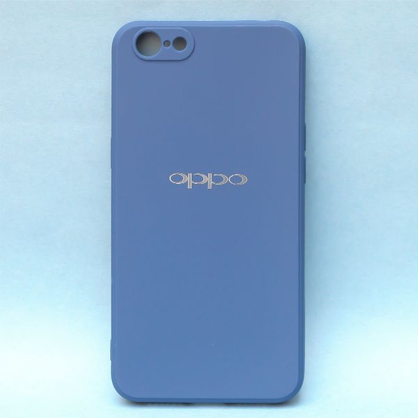 Dark Blue Candy Silicone Case for Oppo A71 - The Hatke