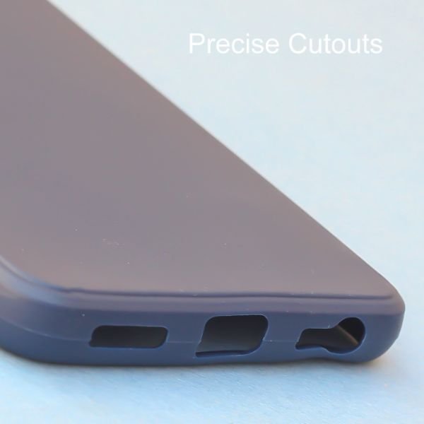 Dark Blue Candy Silicone Case for Vivo T1 5G - The Hatke