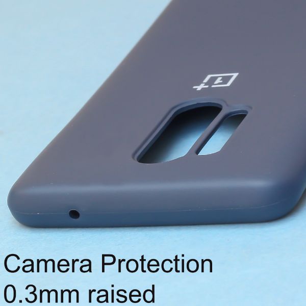 Dark Blue Original Silicone case for Oneplus 8 Pro - The Hatke