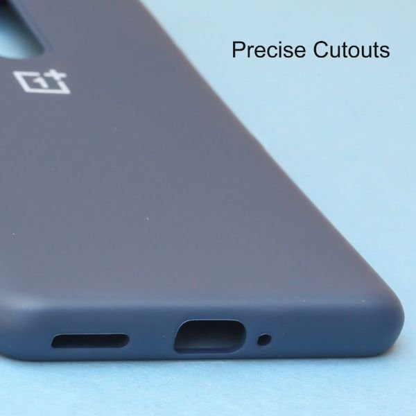 Dark Blue Original Silicone case for Oneplus 8 Pro - The Hatke