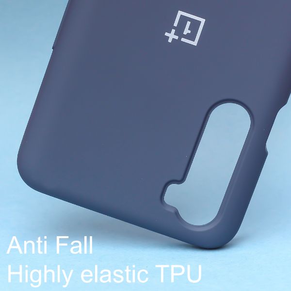 Dark Blue Original Silicone case for Oneplus Nord - The Hatke