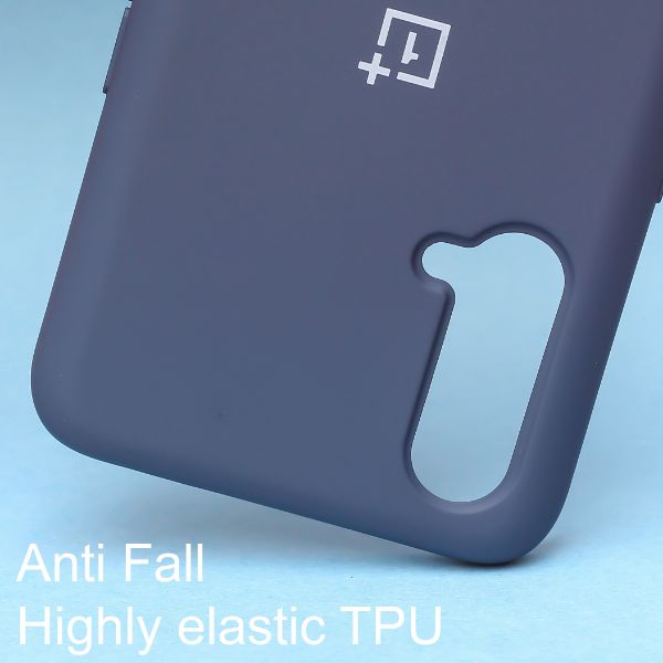 Dark Blue Original Silicone case for Oneplus Nord CE - The Hatke