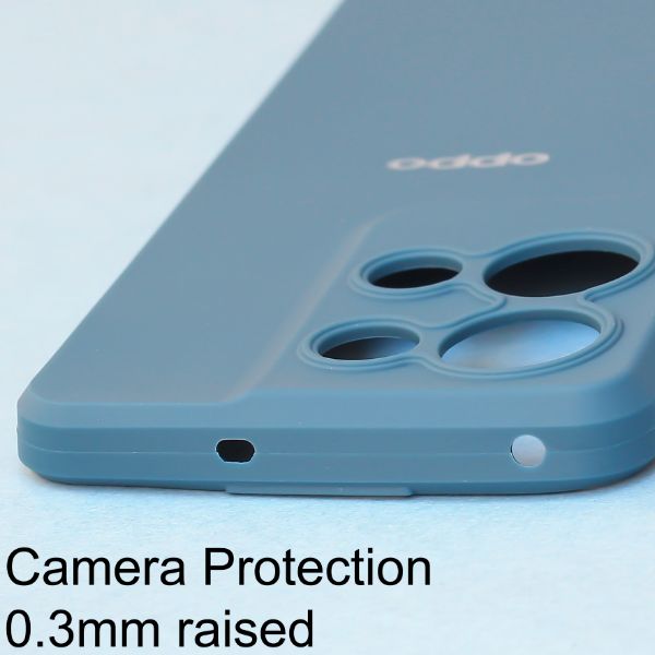 Dark Blue Spazy Silicone Case for Oppo Reno 8 Pro - The Hatke