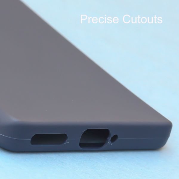 Dark Blue Spazy Silicone Case for Vivo V25 Pro - The Hatke
