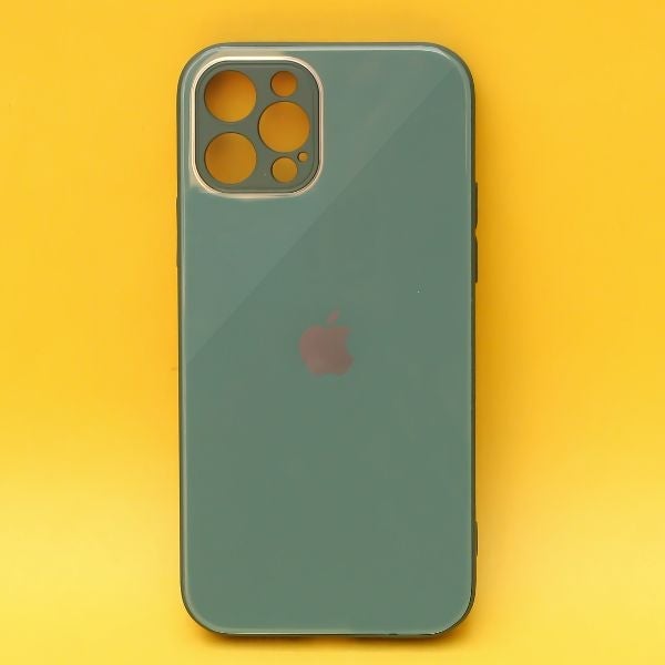 Dark green camera Safe mirror case for Apple Iphone 13 Pro Max - The Hatke