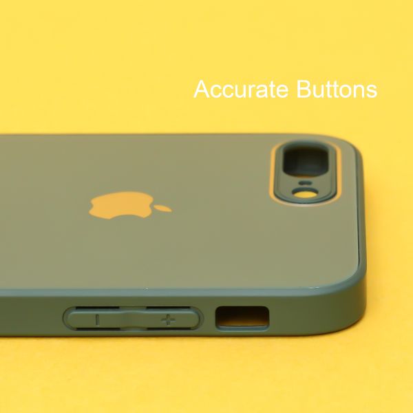 Dark green camera Safe mirror case for Apple Iphone 7 Plus - The Hatke