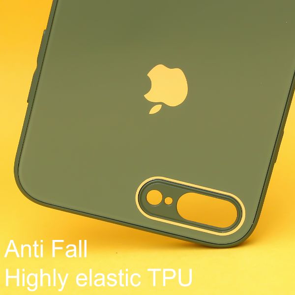 Dark green camera Safe mirror case for Apple Iphone 7 Plus - The Hatke