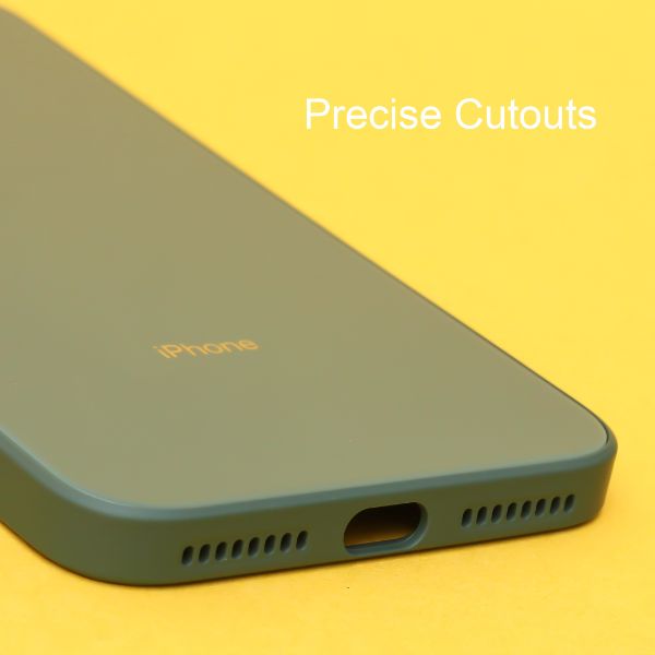 Dark green camera Safe mirror case for Apple Iphone 8 Plus - The Hatke