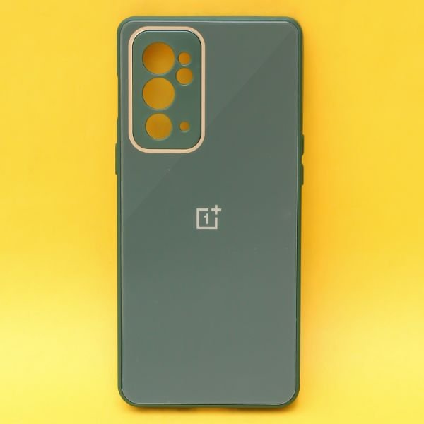 Dark green camera Safe mirror case for Oneplus 9RT - The Hatke
