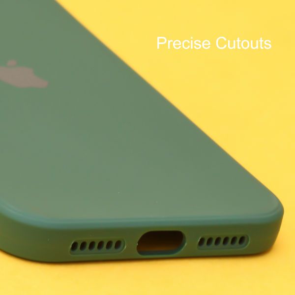 Dark Green Candy Silicone Case for Apple Iphone 12 - The Hatke