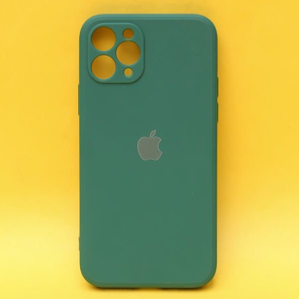 Dark Green Candy Silicone Case for Apple Iphone 12 Pro - The Hatke