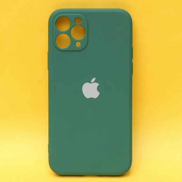 Dark Green Candy Silicone Case for Apple Iphone 12 Pro - The Hatke
