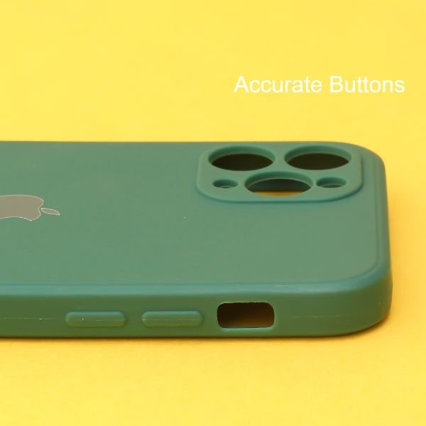 Dark Green Candy Silicone Case for Apple Iphone 12 Pro - The Hatke