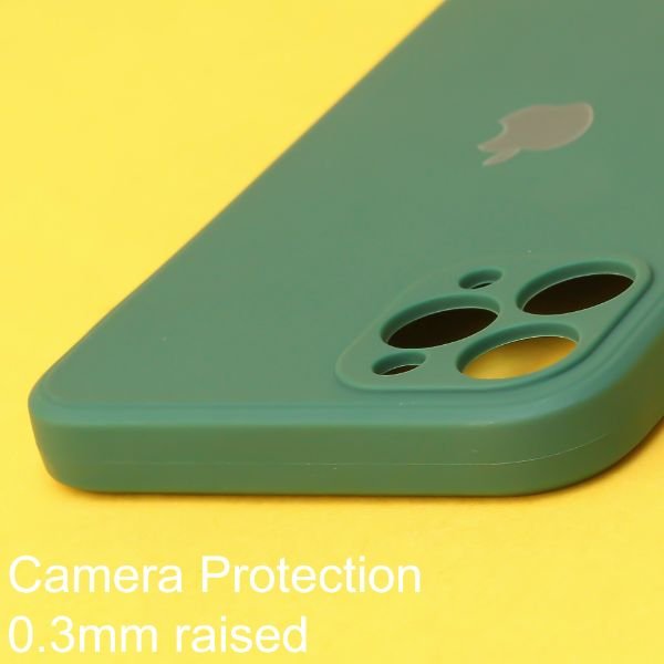 Dark Green Candy Silicone Case for Apple Iphone 12 Pro - The Hatke