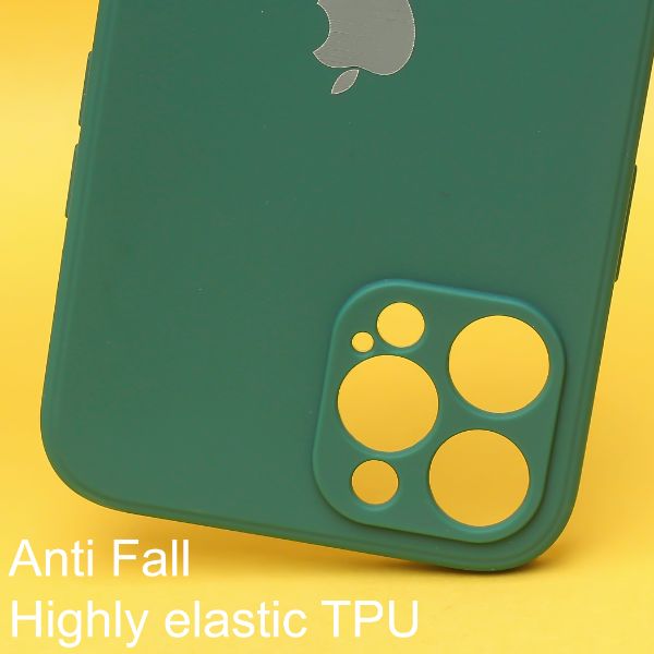 Dark Green Candy Silicone Case for Apple Iphone 12 Pro Max - The Hatke
