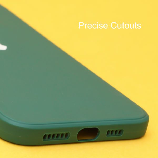 Dark Green Candy Silicone Case for Apple Iphone 13 Pro Max - The Hatke