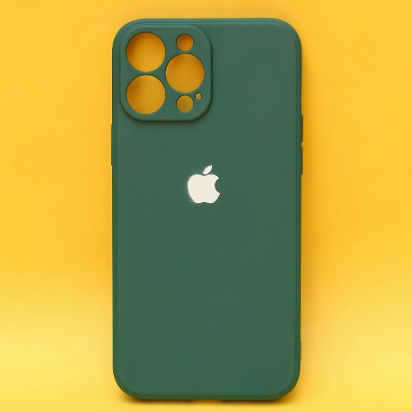 Dark Green Candy Silicone Case for Apple Iphone 13 Pro Max - The Hatke