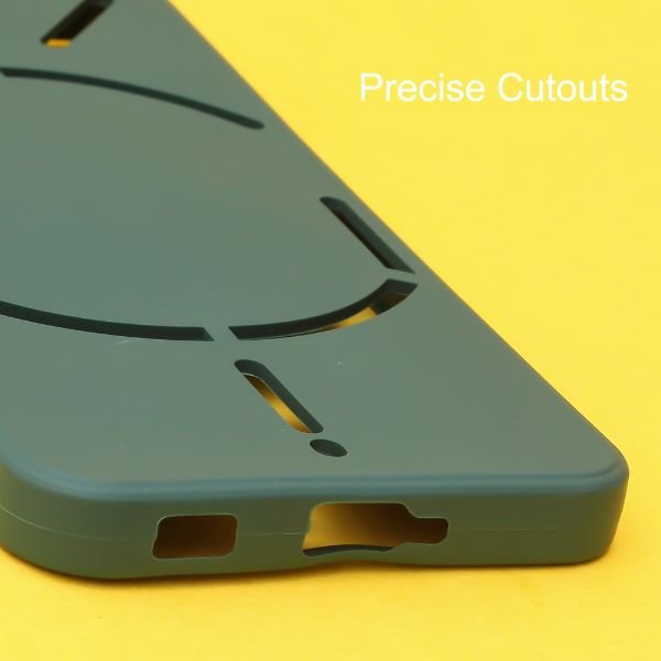 Dark Green Candy Silicone Case for Nothing Phone 2 - The Hatke