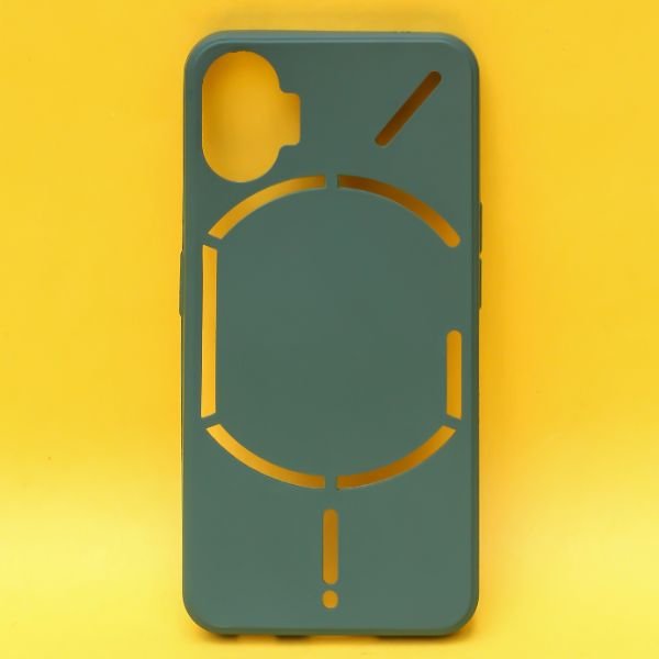 Dark Green Candy Silicone Case for Nothing Phone 2 - The Hatke