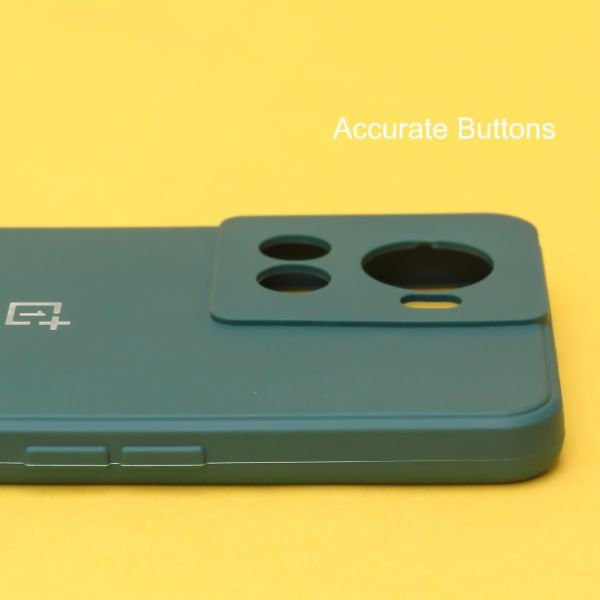 Dark Green Candy Silicone Case for Oneplus 10R - The Hatke