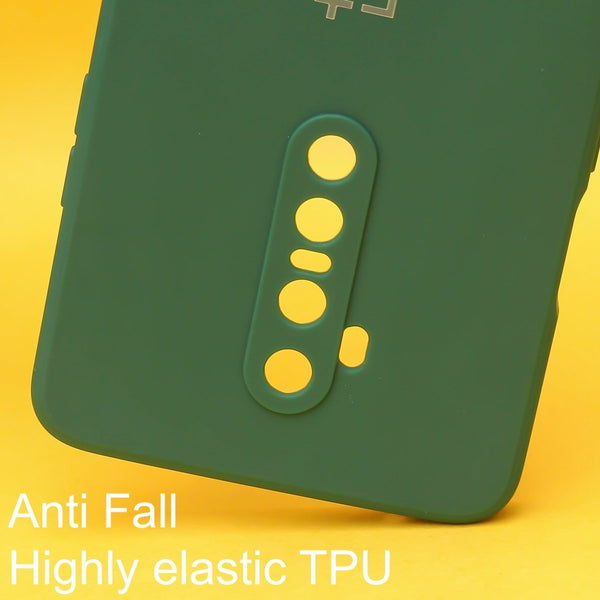 Dark Green Candy Silicone Case for Oneplus 7 Pro - The Hatke